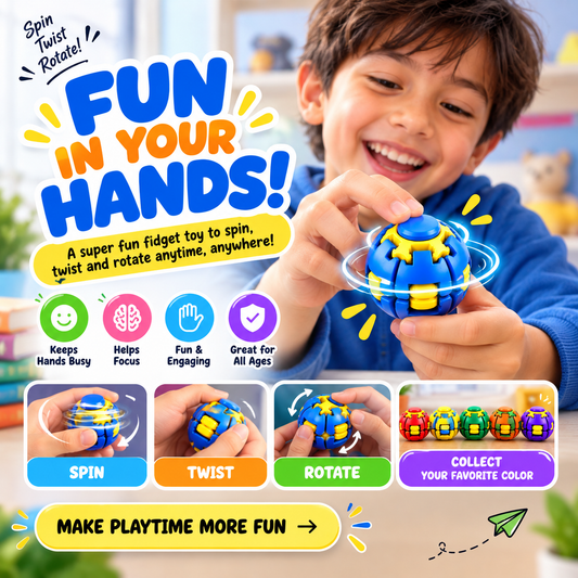Spinzy™ 360° Rotating Fidget Ball