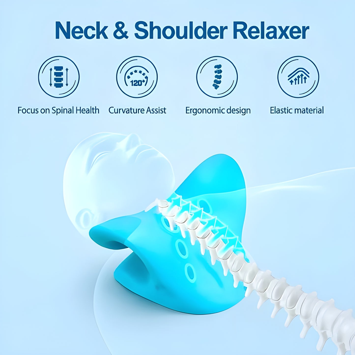 OrthoEase™ Neck Pain Relief Stretcher Pillow