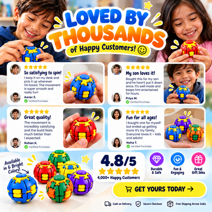 Spinzy™ 360° Rotating Fidget Ball