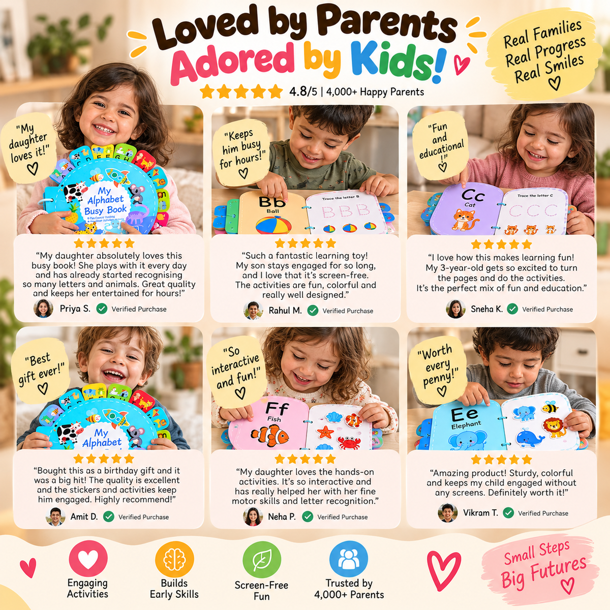 Alphabee™ Interactive ABC Busy Book